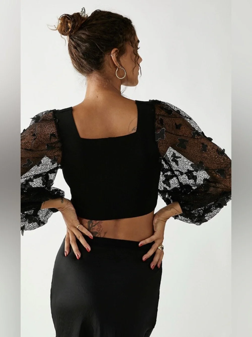 Free People flutter by crop top